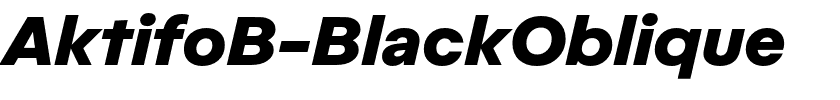 AktifoB-BlackOblique.otf