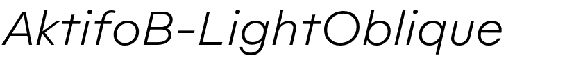 AktifoB-LightOblique.otf