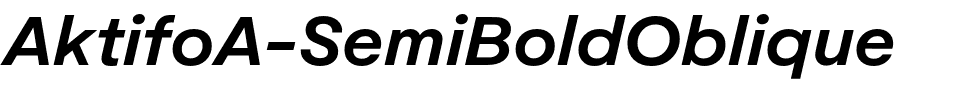 AktifoA-SemiBoldOblique.otf