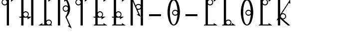 Thirteen-O-Clock.ttf