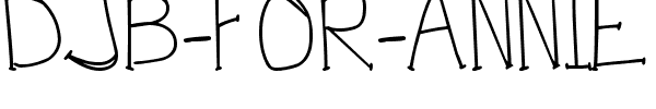 DJB-FOR-ANNIE.ttf