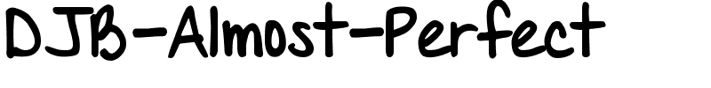 DJB-Almost-Perfect.ttf