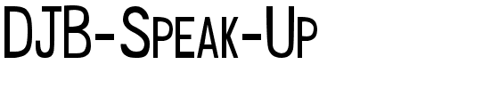 DJB-Speak-Up.ttf