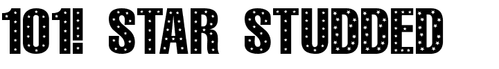 101! StaR StuDDeD.ttf