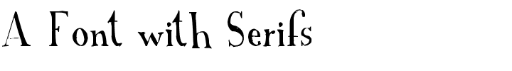 A Font with Serifs.ttf