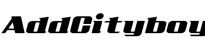 AddCityboy.ttf
