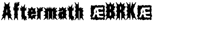 Aftermath (BRK).ttf