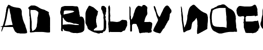 AD Bulky Note.ttf