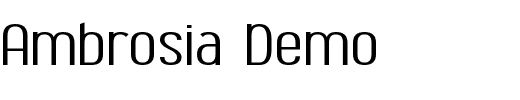 Ambrosia Demo.ttf