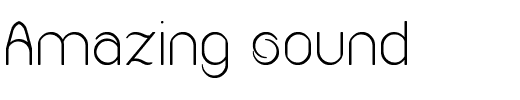 Amazing sound.ttf