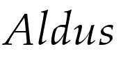 Aldus.ttf
