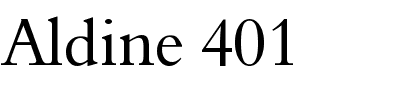 Aldine 401.ttf