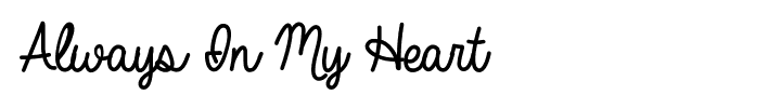 Always In My Heart.ttf