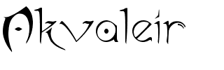 Akvaleir.ttf
