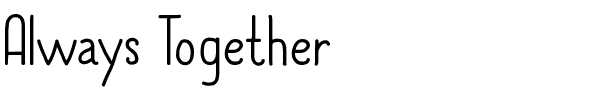 Always Together.ttf