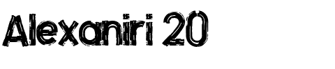 Alexaniri 20.ttf