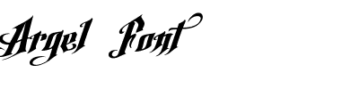 Argel Font.ttf