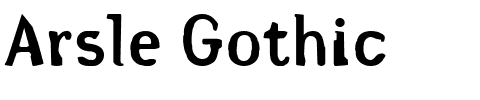 Arsle Gothic.ttf