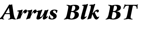 Arrus Blk BT.ttf