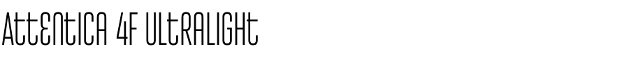Attentica 4F UltraLight.ttf