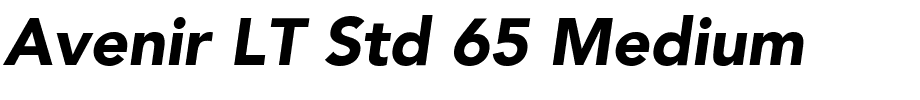 Avenir LT Std 65 Medium.ttf
