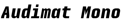 Audimat Mono.ttf