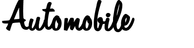 Automobile.ttf
