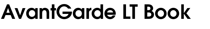 AvantGarde LT Book.ttf
