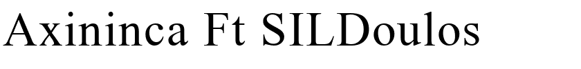 Axininca Ft SILDoulos.ttf
