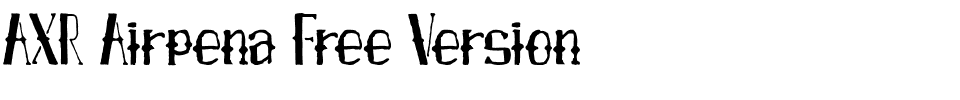 AXR Airpena Free Version.ttf