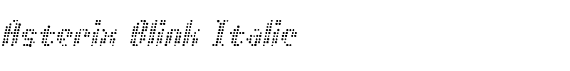 Asterix Blink Italic.ttf
