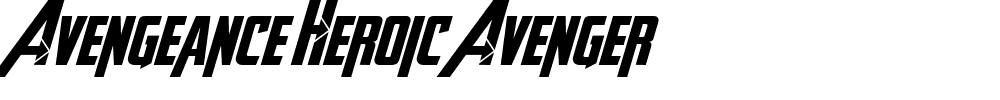 Avengeance Heroic Avenger.ttf