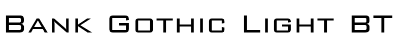 Bank Gothic Light BT.ttf