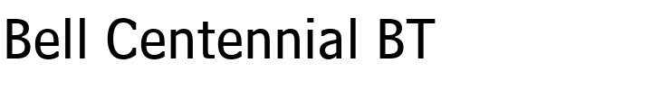 Bell Centennial BT.ttf