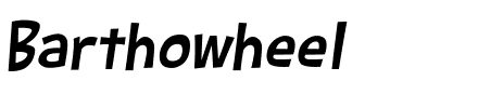 Barthowheel.ttf