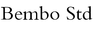 Bembo Std.ttf