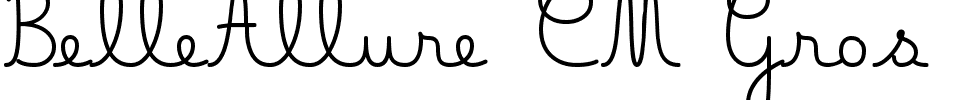 BelleAllure CM Gros Demo.ttf