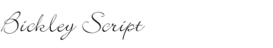 Bickley Script.ttf