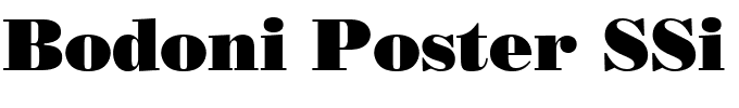 Bodoni Poster SSi.ttf