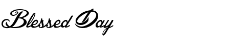 Blessed Day.ttf
