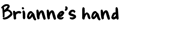 Brianne's hand.ttf