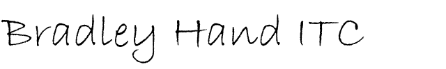 Bradley Hand ITC.ttf