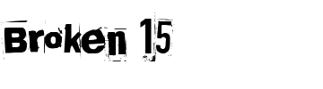 Broken 15.ttf