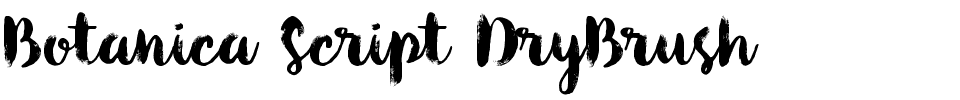 Botanica Script DryBrush.ttf