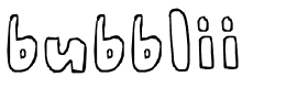 bubblii.ttf