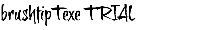 brushtipTexe TRIAL.ttf