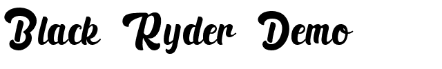 Black Ryder Demo.ttf