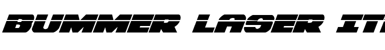Bummer Laser Italic.ttf
