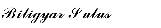 Biligyar Sulus.ttf