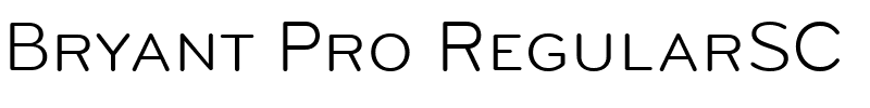 Bryant Pro RegularSC.ttf